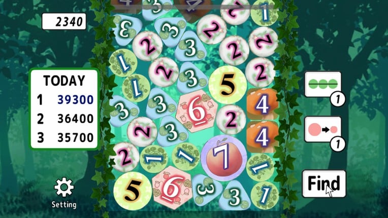 1234 connect puzzle screenshot
