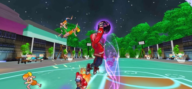 Basketball Dunk Hit Image