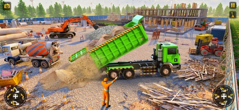 Construction Excavator Game 3d screenshot