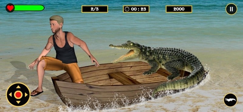 Crocodile Animal Attack Games screenshot