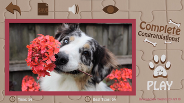 Cute Dogs Puzzle Image