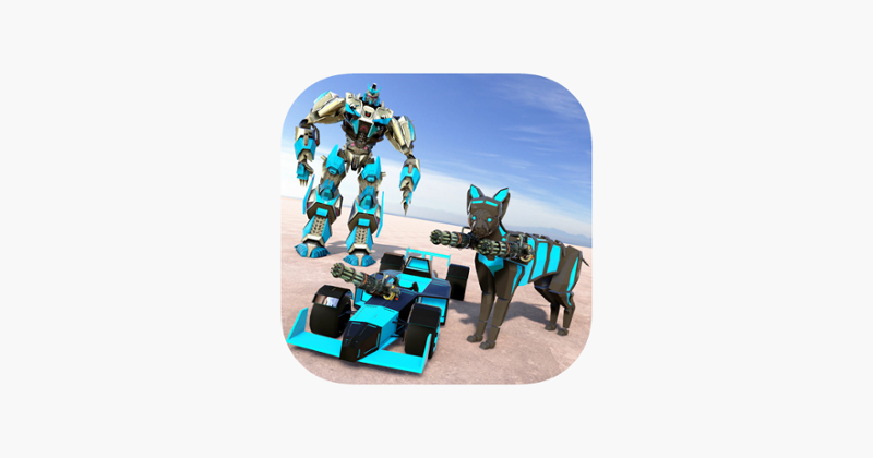 Futuristic Cat Robot War Game Cover