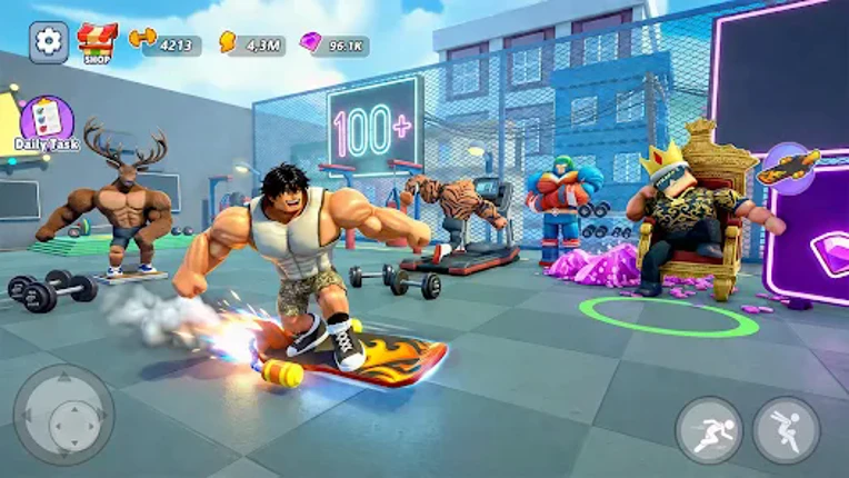 Gym King - Idle Clicker Games screenshot