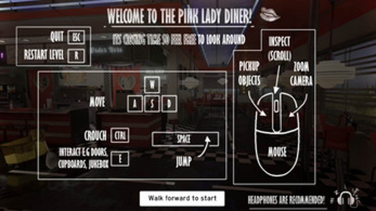 The Pink Lady Diner - UE5 Environment screenshot