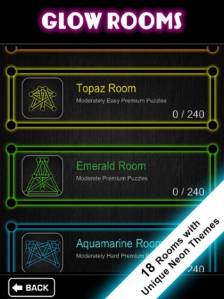 Glow - neon puzzle games screenshot