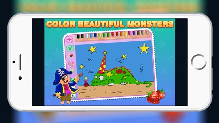 Kids Colouring Book - Fun Coloring Games to Paint and Colour Cartoon screenshot
