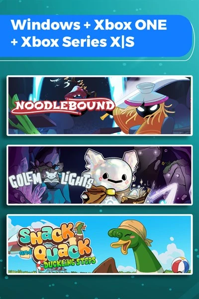 Games like Noodlebound + Golem Lights + Snack and Quack: Duckling Steps (Bundle)