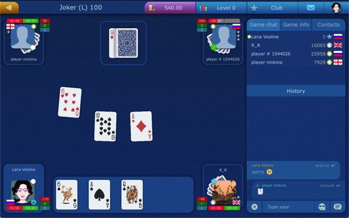 Online Joker LiveGames screenshot