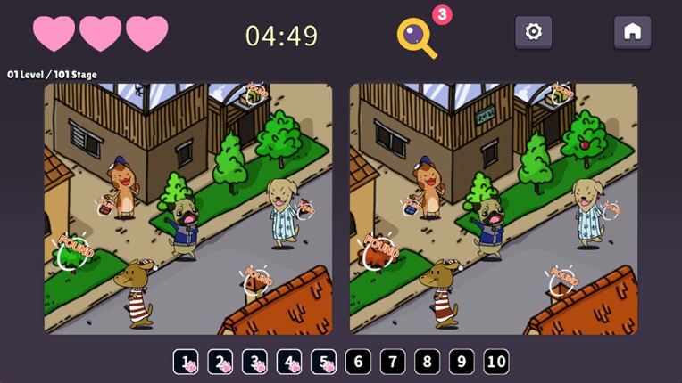 Spot the Difference: Detective Neko screenshot