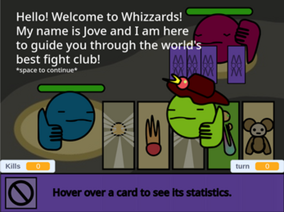 Whizzards Card Game screenshot