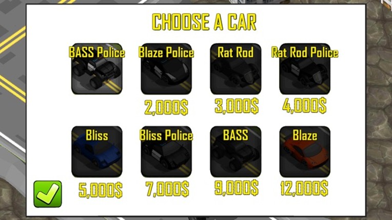 3D Zig-Zag Offroad Cop Car - On Furious Highway Fast Street Game screenshot