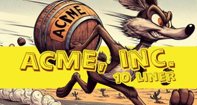 ACME, Inc. (10 liner) (Atari 8-Bit, CoCo, Olivetti) by spotlessmind1975 Image