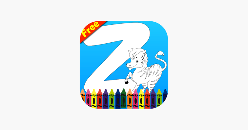 Alphabet Coloring -  ABC Flash Cards to color Image