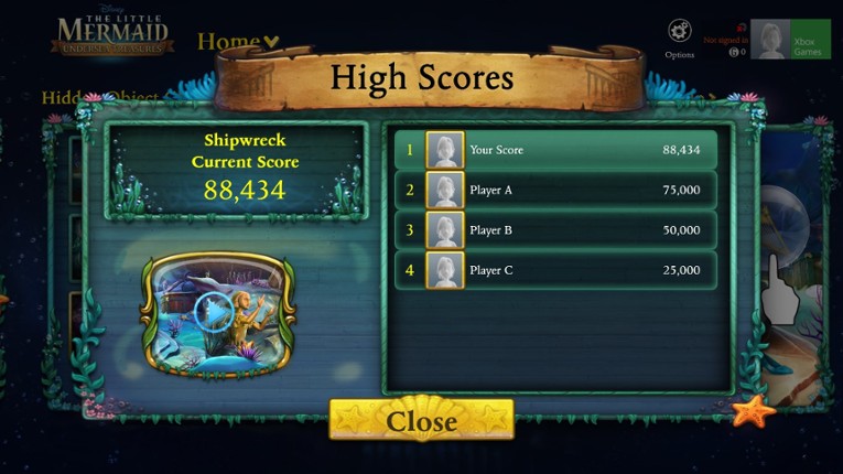 Disney The Little Mermaid: Undersea Treasures! screenshot