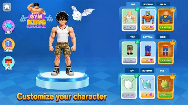 Gym King - Idle Clicker Games screenshot