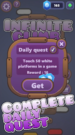 Infinite climb screenshot