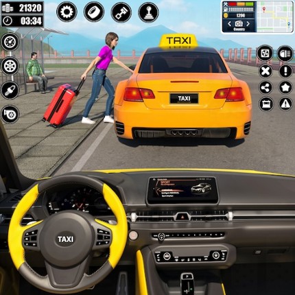 City Taxi Games Car Driving 3D Image