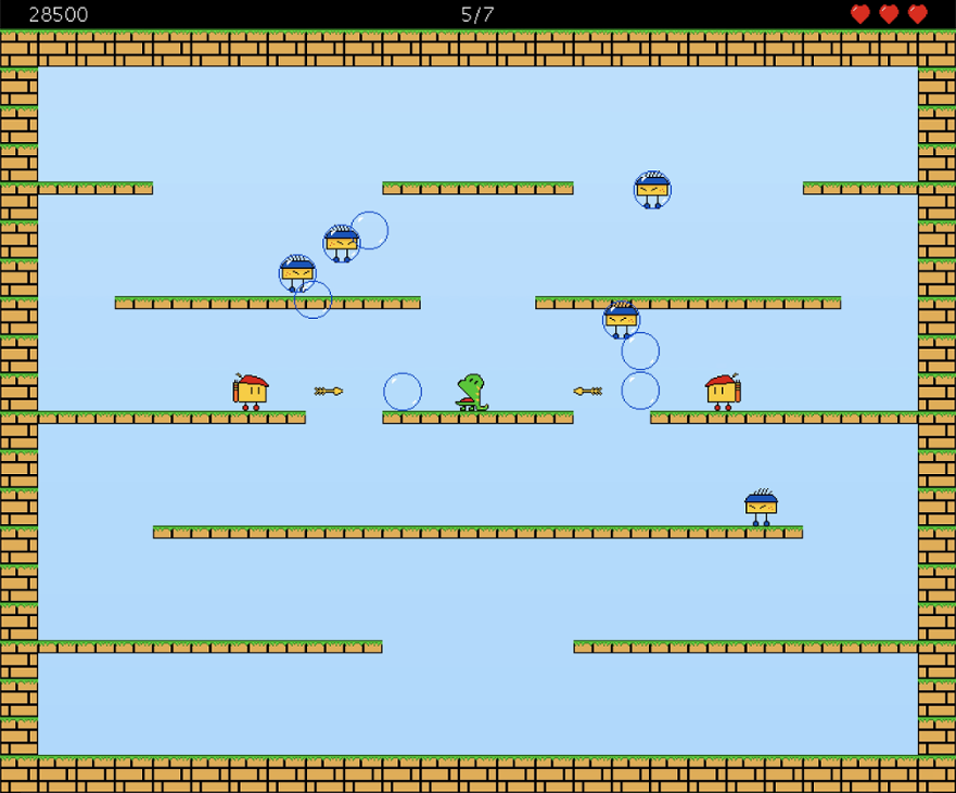 Games like Bubble Trouble (Processing 3)