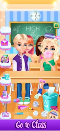 Girls High School Makeup Salon screenshot