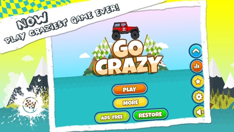 Go Crazy Mountain Cimbers Racing : Jumping Car with racing with police car, truck, jeep and tanker Image