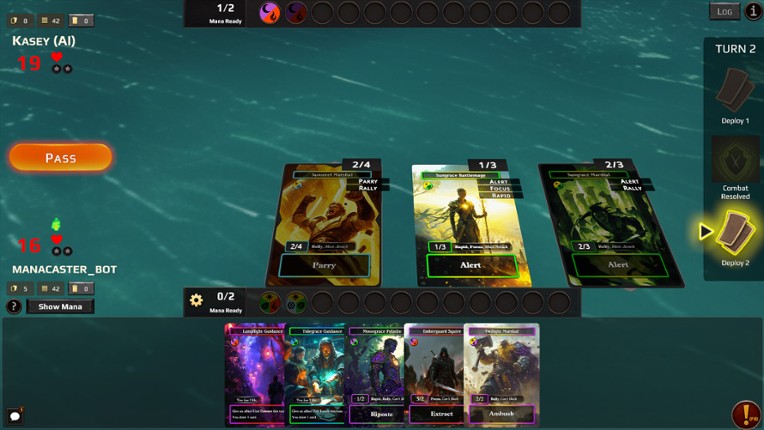 Manacaster screenshot