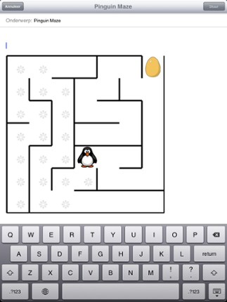 Penguin Maze Race (find the egg) Image