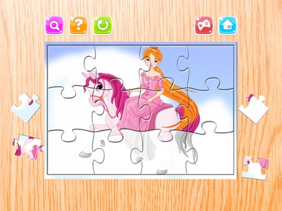 Princess Pony Puzzles - Jigsaw Puzzle for Kids and Toddlers who Love Little Horses and Unicorn Ponies for Free screenshot