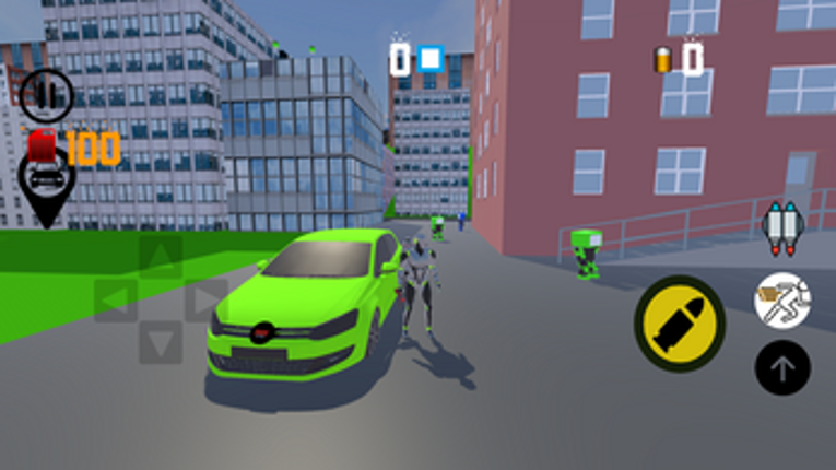 Robocup City: Free GTA Style Game screenshot