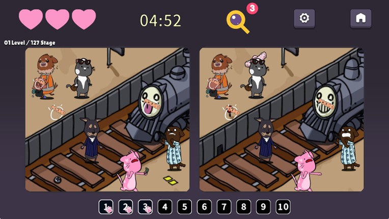 Spot the Difference: Detective Neko screenshot