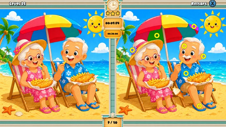 Summer Seaside Search Image