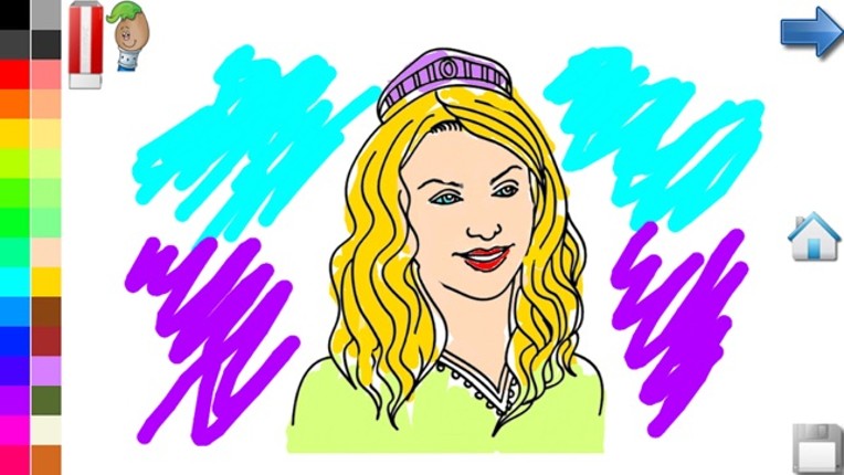Coloring Book: Princess Game Image