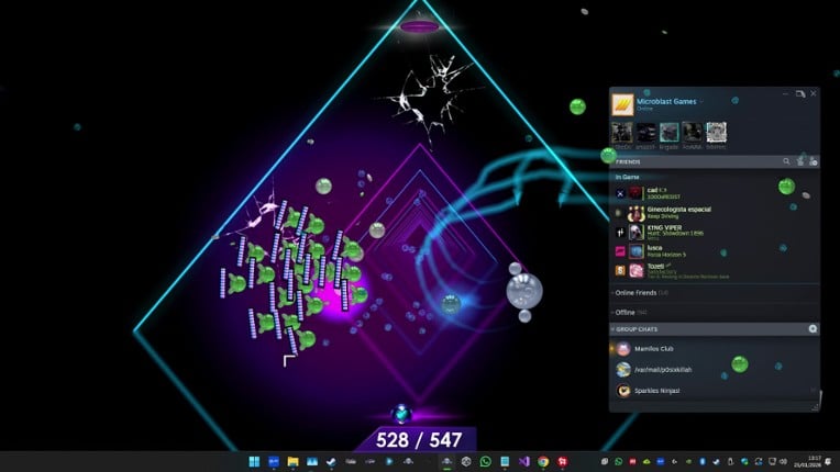 CPU Invaders - Micro Spheres screenshot