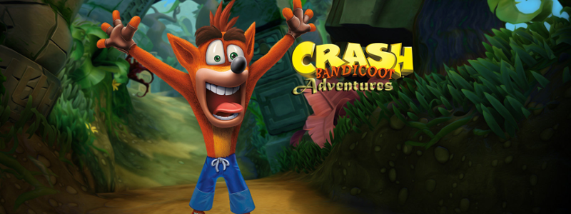 Crash Bandicoot Adventures Game Cover