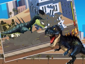 Dinosaur Attack:Car Racing Image