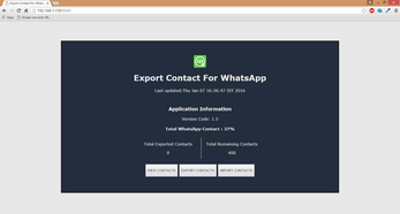 Export Whatsapp Contact Image