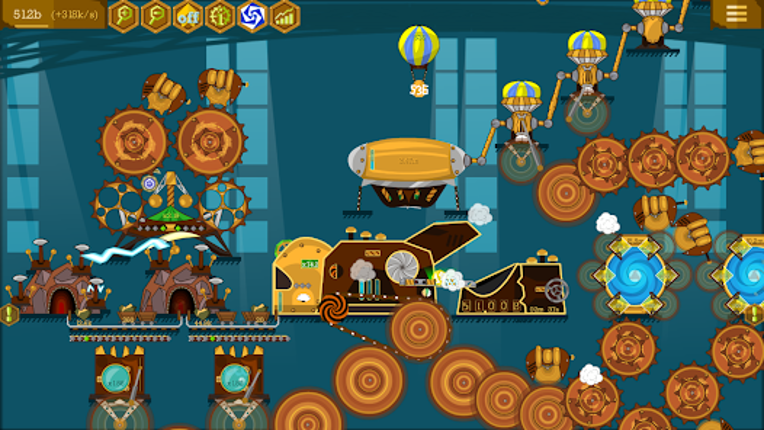 Steampunk Idle Gear Spinner screenshot