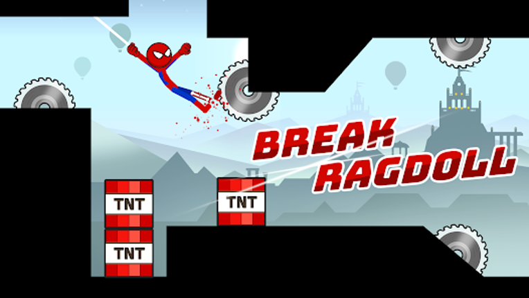 Ragdoll Dismount: Stickman Fly screenshot