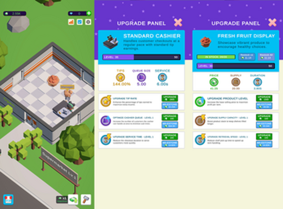 Idle Supermarket (Tycoon Template) screenshot