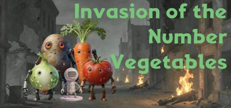 Invasion of the Number Vegetables Image