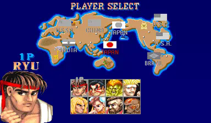 Ken Sei Mogura: Street Fighter II screenshot