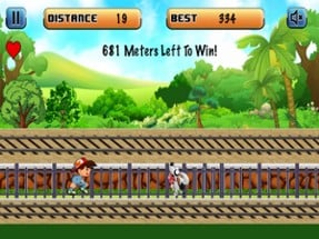 Subway Boy Racer vs Train Image