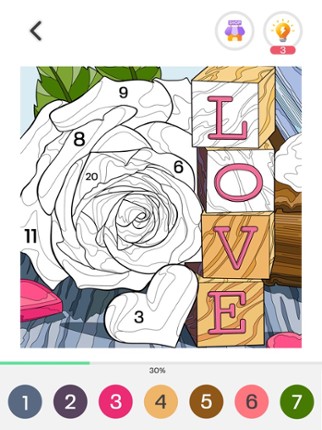 Tap Color Pro: Color By Number screenshot