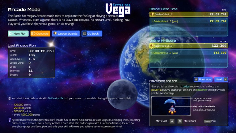 The Battle for Vega screenshot