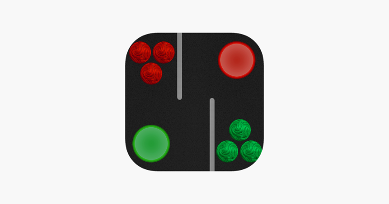 Colored balls and holes Image