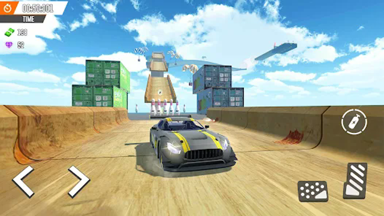 Super Hero Mega ramp Car Stunt screenshot