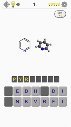 Heterocyclic Compounds: Names of Heterocycles Quiz screenshot