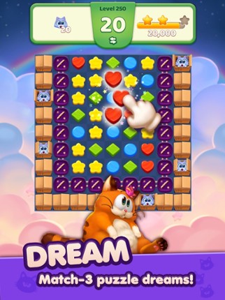 Lazy Cat Dream Match screenshot