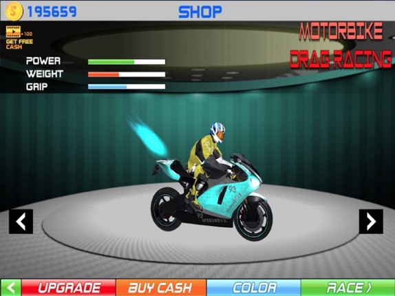 MotorBike Drag Racing screenshot