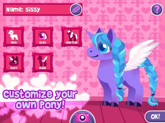 My Magic Castle - Pony & Unicorn Doll House and Decoration Game screenshot