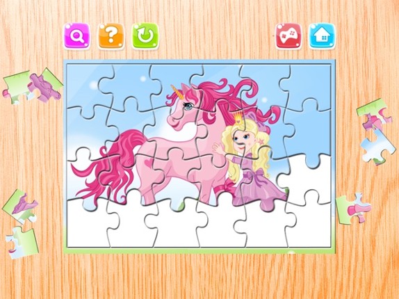 Princess Pony Puzzles - Jigsaw Puzzle for Kids and Toddlers who Love Little Horses and Unicorn Ponies for Free screenshot